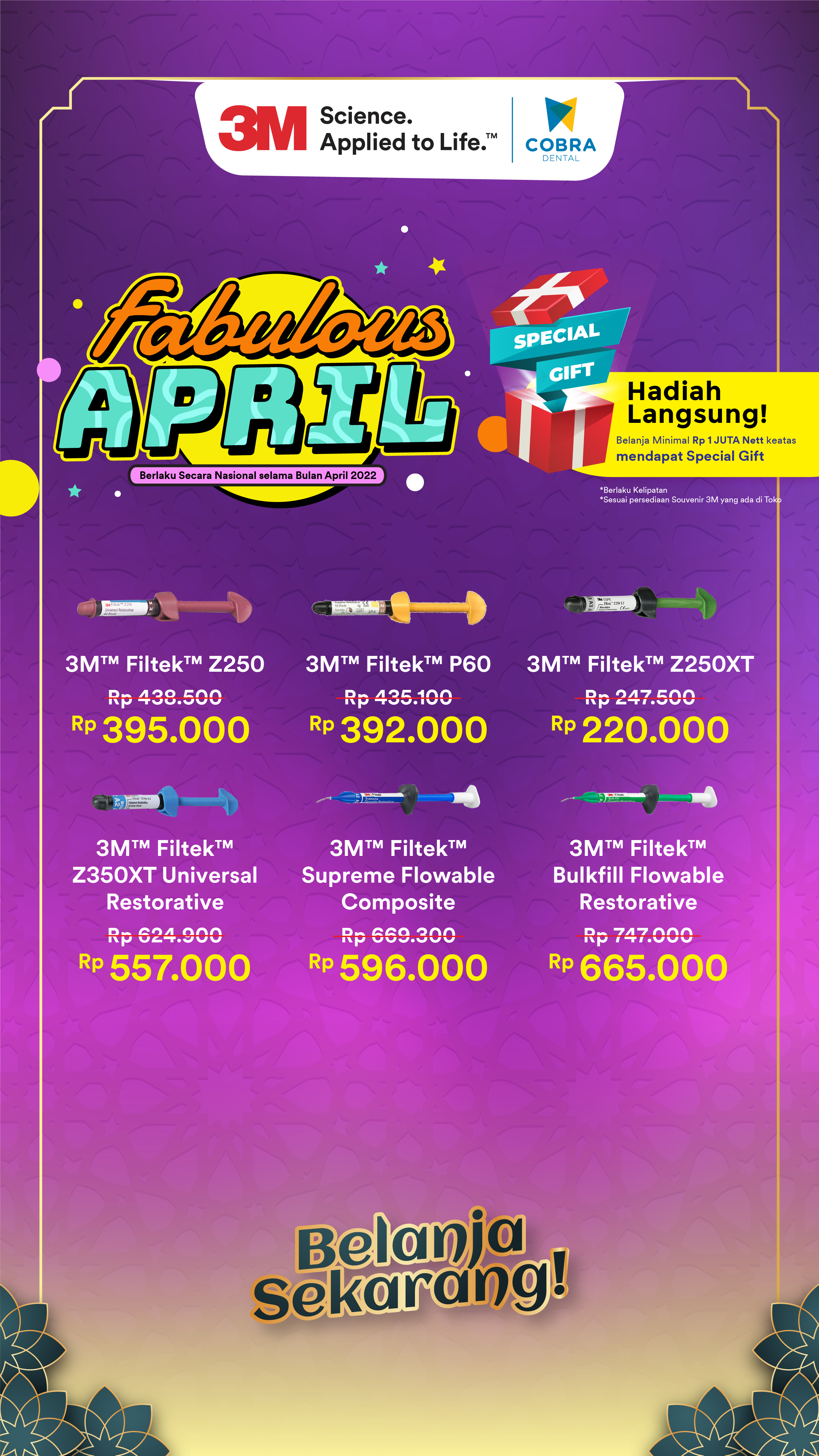 Ramadhan Sale! Promo April Alat Dental